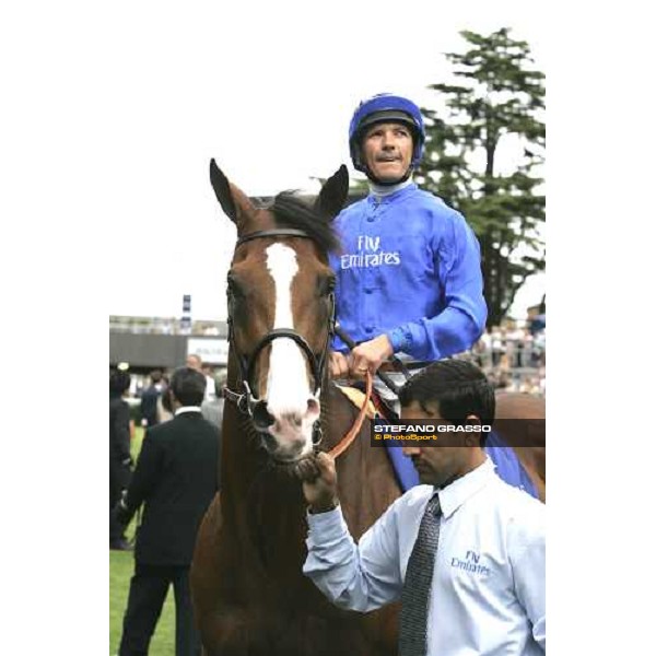 Frankie Dettori on Electrocutionist before the King George Vi and Queen Elisabeth Diamond Stakes Ascot, 29th july 2006 ph. Stefano Grasso