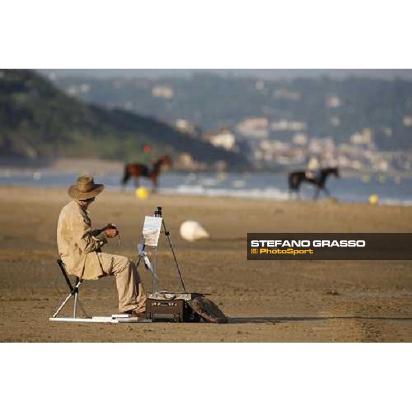 morning works on the beach Deauville, 19th august 2006 ph. Stefano Grasso