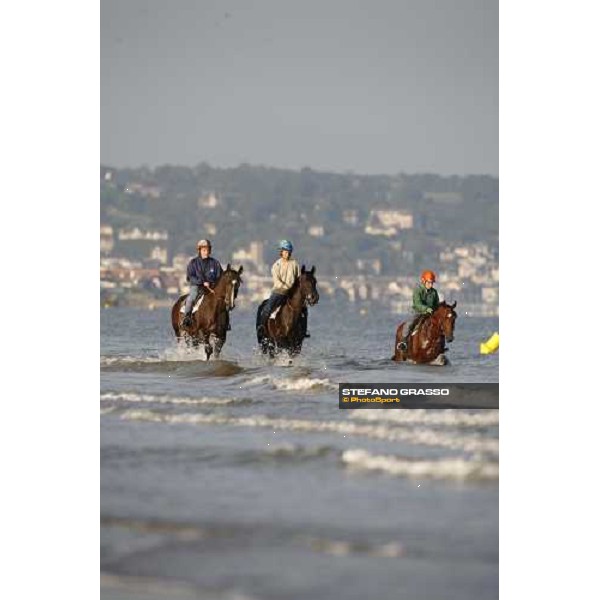 morning works on the beach Deauville, 19th august 2006 ph. Stefano Grasso