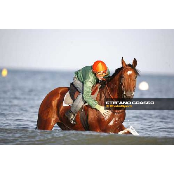 morning works on the beach Deauville, 19th august 2006 ph. Stefano Grasso