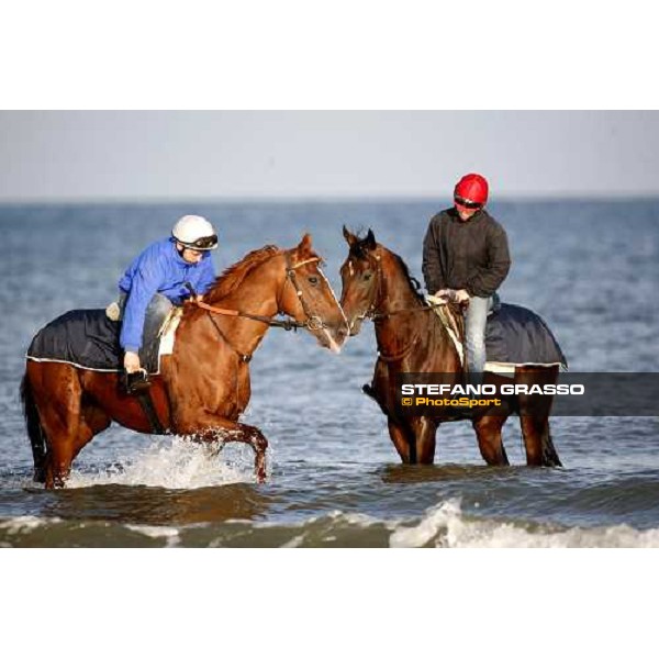 morning works on the beach Deauville, 19th august 2006 ph. Stefano Grasso