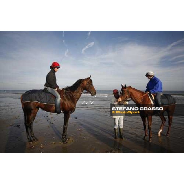 morning works on the beach Deauville, 19th august 2006 ph. Stefano Grasso