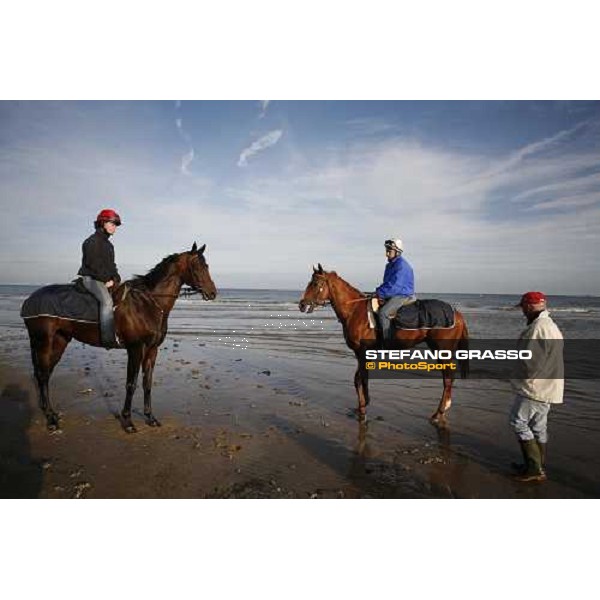 morning works on the beach Deauville, 19th august 2006 ph. Stefano Grasso