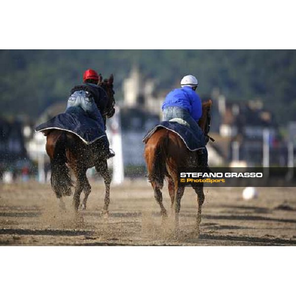 morning works on the beach Deauville, 19th august 2006 ph. Stefano Grasso