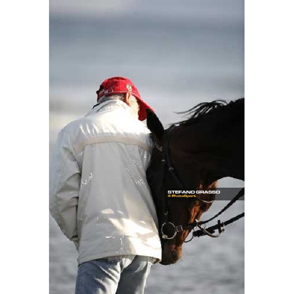 morning works on the beach Deauville, 19th august 2006 ph. Stefano Grasso