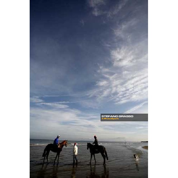 morning works on the beach Deauville, 19th august 2006 ph. Stefano Grasso