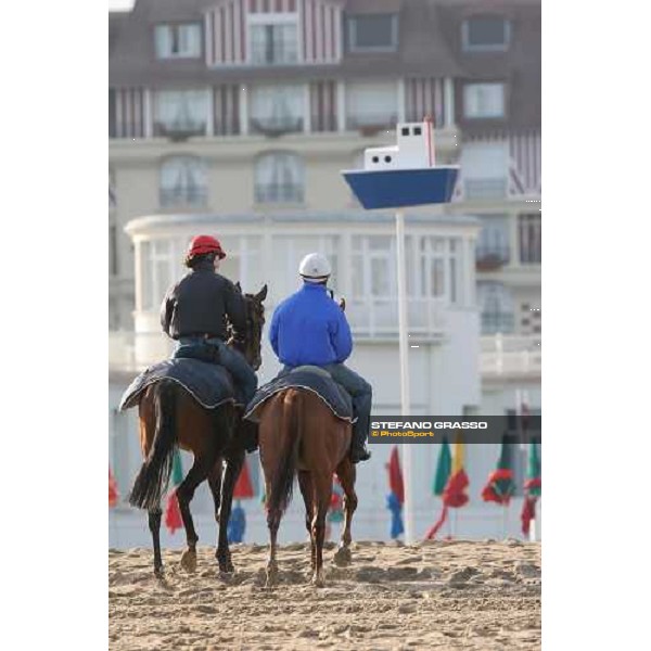 morning works on the beach Deauville, 19th august 2006 ph. Andrea Carloni
