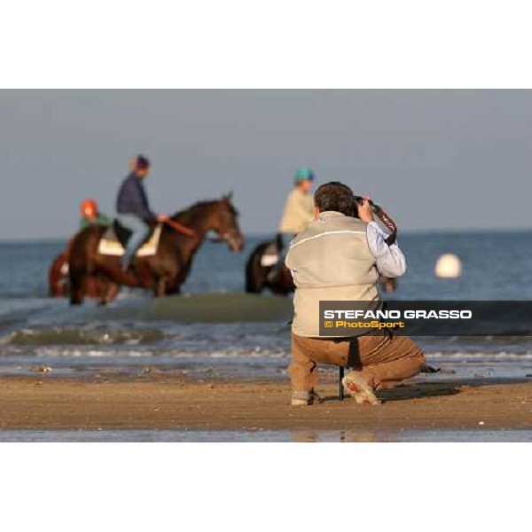 morning works on the beach Deauville, 19th august 2006 ph. Andrea Carloni