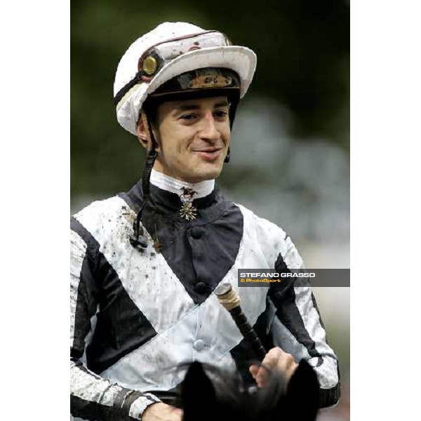 Christophe Patrice Lemaire winner with Multidimensional of Prix Guillame D\'Ornano - Haras d\'Etreham Deauville, 19th august 2006 ph. Stefano Grasso