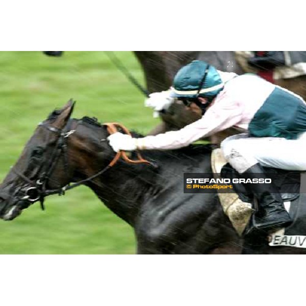 J.Cabre on Allar wins Prix du Brevedent Deauville, 19th august 2006 ph. Stefano Grasso