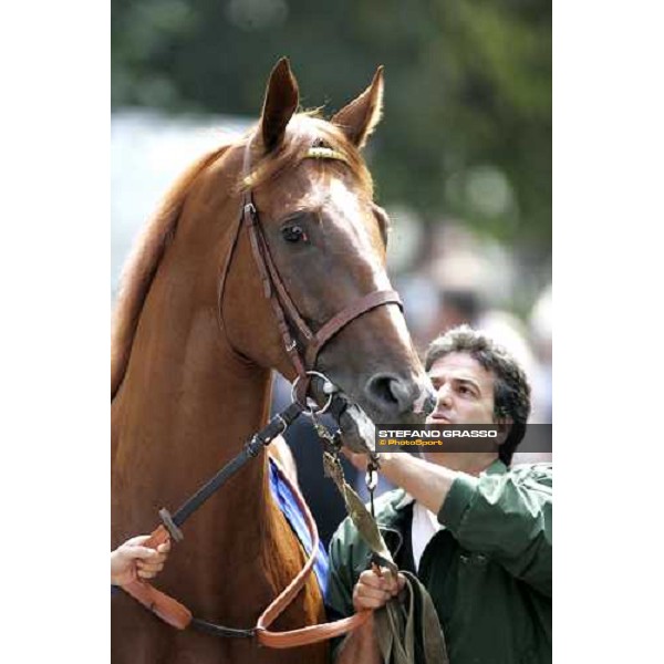 close for Golden Titus during parade of Darley Prix Morny Deauville, 20th august 2006 ph. Stefano Grasso