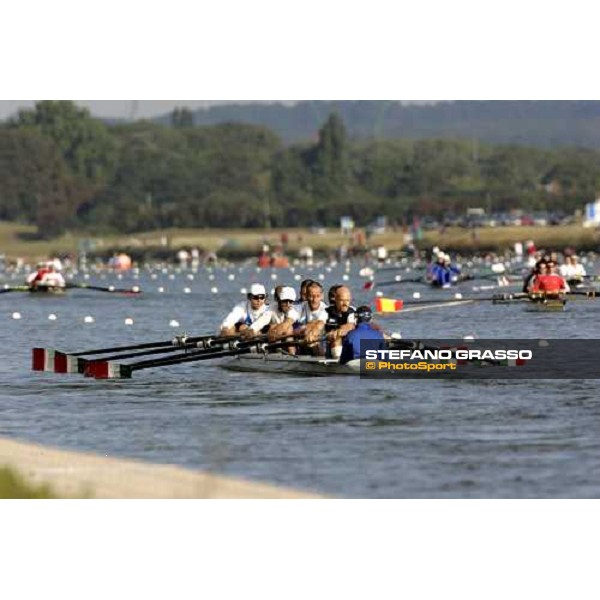 Eton - World Rowing Championships - Italin 8+ in training on Dorney Lake Eton, 22nd august 2006 ph. Stefano Grasso