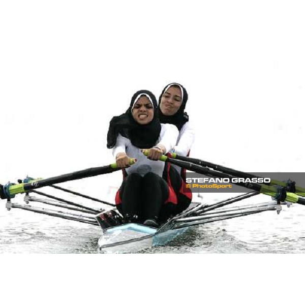 Eton - World Rowing Championships 2+ of women Egyptian team Eton, 23rd august 2006 ph. Stefano Grasso