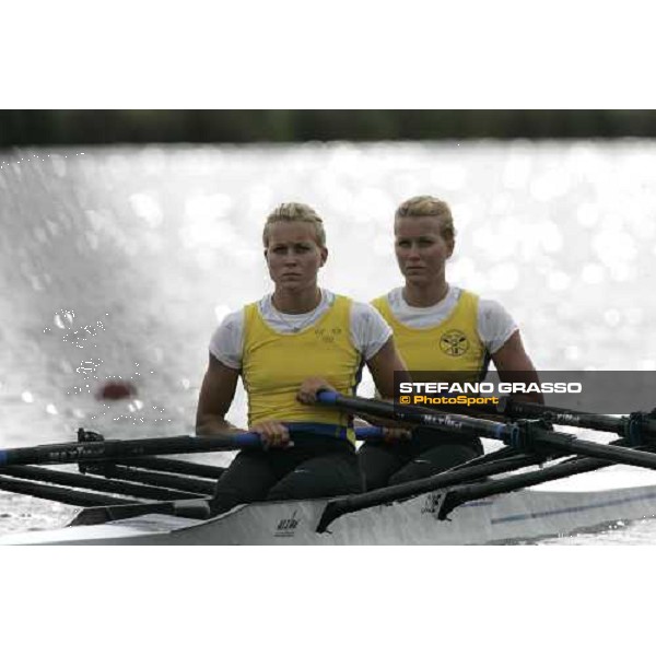 Eton World Rowing Championships 2+ women of Swediksh team Eton, 23rd august 2006 ph. Stefano Grasso