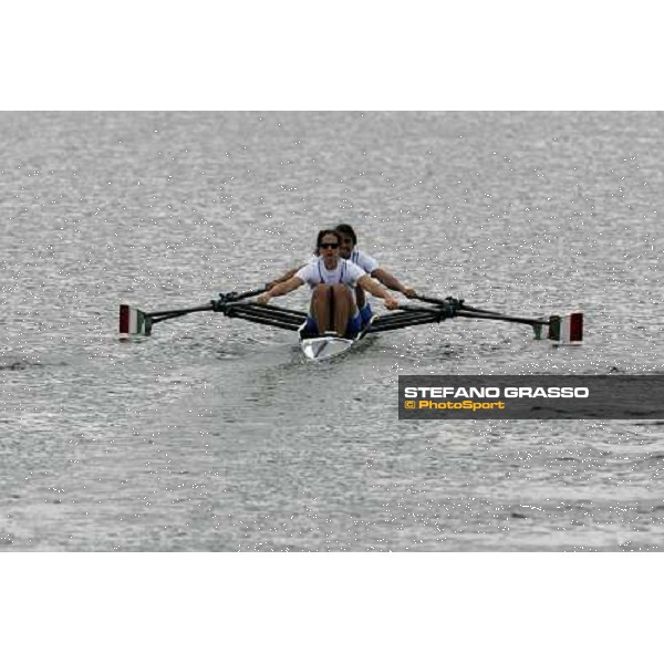 Eton - World Rowing Championships the 2+ of italian women team Eton, 22nd august 2006 ph. Stefano Grasso