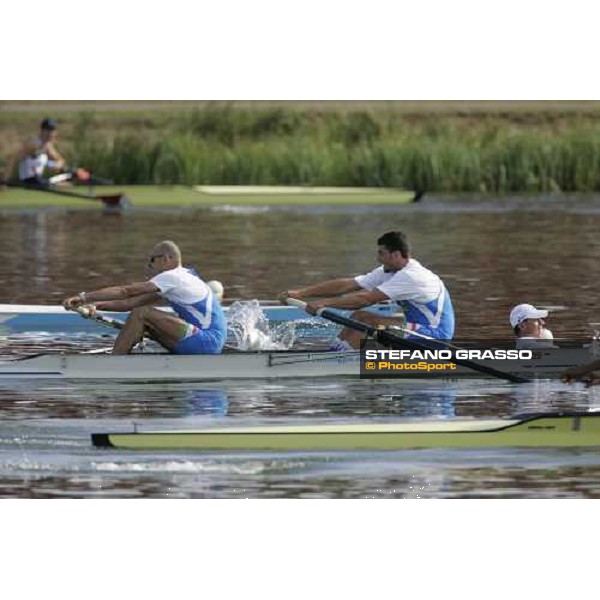 Eton - World Rowing Championships The italian team in training Eton, 22nd august 2006 ph. Stefano Grasso