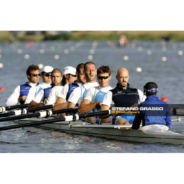 Eton - World Rowing Championships italian 8+ in training on Dorney Lake Eton, 22nd august 2006 ph. Stefano Grasso