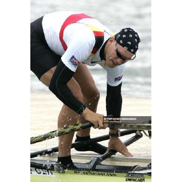 Eton - World Rowing Championships Marcel Hacker single sculler of German team, 2002 world champion Eton, 24th august 2006 ph. Stefano Grasso