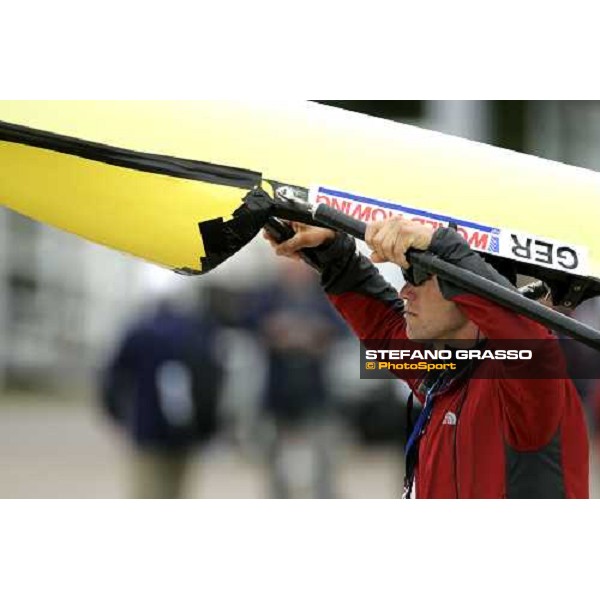 Eton - World Rowing Championships Marcel Hacker single sculler of German team, 2002 world champion Eton, 24th august 2006 ph. Stefano Grasso