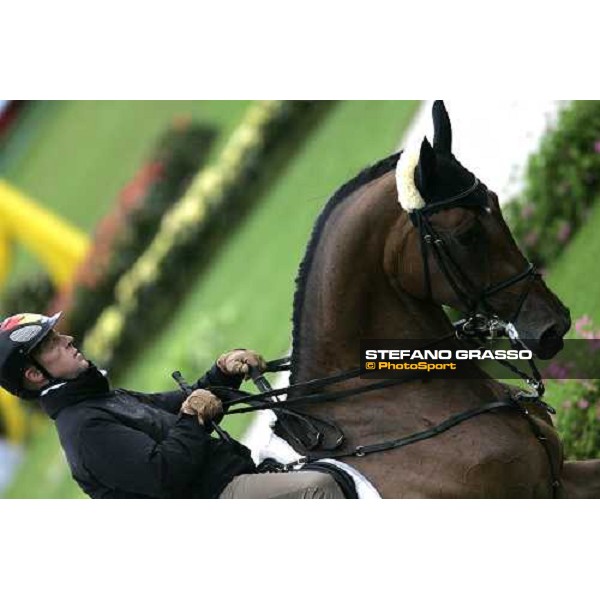 Fei- World Equestrian Games - Aachen 2006 training session Marcus Ehning on Noltes Kuchengirl Aachen, 28th august 2006 ph. Stefano Grasso