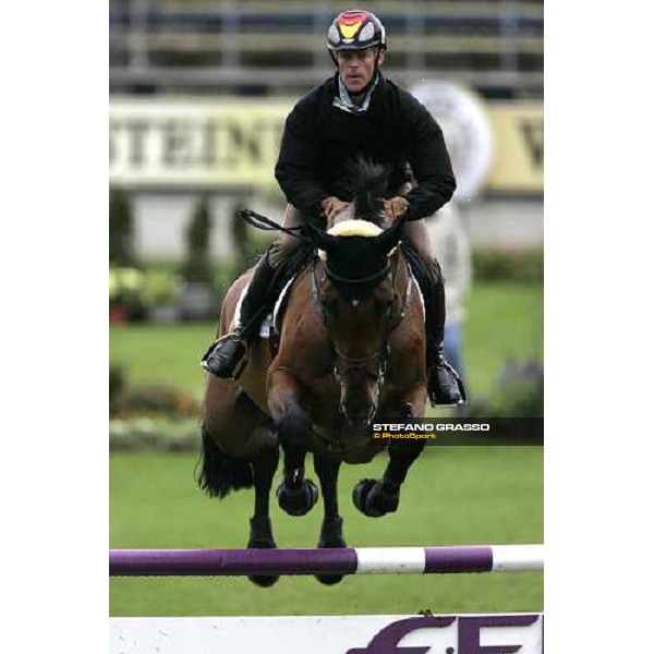 Fei- World Equestrian Games - Aachen 2006 training session Marcus Ehning on Noltes Kuchengirl Aachen, 28th august 2006 ph. Stefano Grasso