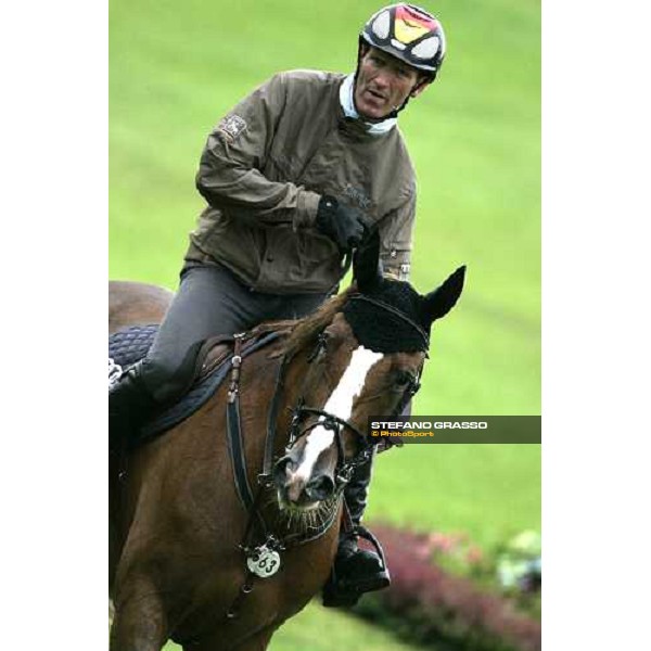 Fei- World Equestrian Games - Aachen 2006 training session Ludger Beerbaum on L\' Espoir Aachen, 28th august 2006 ph. Stefano Grasso