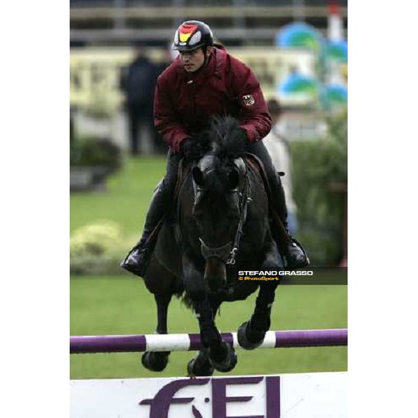 Fei- World Equestrian Games - Aachen 2006 training session Marco Kutscher on Montender Aachen, 28th august 2006 ph. Stefano Grasso