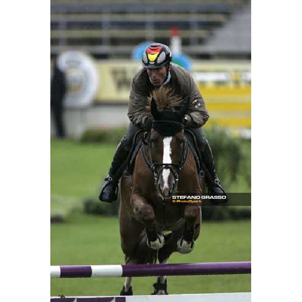 Fei- World Equestrian Games - Aachen 2006 training session Ludger Beerbaum Aachen, 28th august 2006 ph. Stefano Grasso