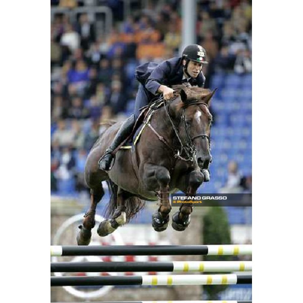 Fei - World Equestrian Championships - Aachen 2006 1st qualification for the Individual and Team Fei World Championship Emilio Bicocchi on Jeckerson Kapitol d\' Argonne Aachen, 29th august 2006 ph. Stefano Grasso