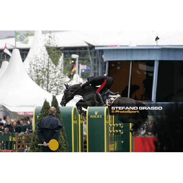 Fei - World Equestrian Championships - Aachen 2006 1st qualification for the Individual and Team Fei World Championship Giuseppe Rolli on Jericho de la Vie Aachen, 29th august 2006 ph. Stefano Grasso