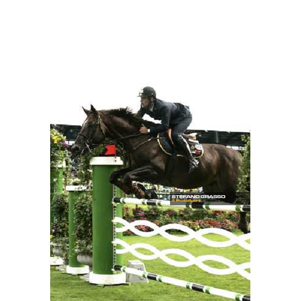 AACHEN - FEI World Equestrian Games - Emilio Bicocchi on Jeckerson Kapitol d\' Argonne, 18th in the 1st qualification for the Individual and Team Fei World Championship Aachen, 29th august 2006 ph. Stefano Grasso