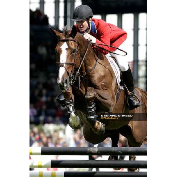 AACHEN - FEI World Equestrian Games - Ward McLain on Sapphire, 4th in the 1st qualification for the Individual and Team Fei World Championship Aachen, 29th august 2006 ph. Stefano Grasso
