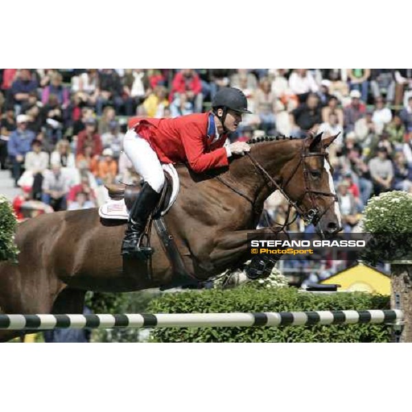 AACHEN - FEI World Equestrian Games - Ward McLain on Sapphire, 4th in the 1st qualification for the Individual and Team Fei World Championship Aachen, 29th august 2006 ph. Stefano Grasso
