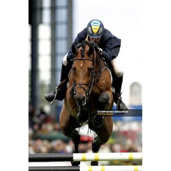 AACHEN - FEI World Equestrian Games - Gregory Wathelet on Loriot 10th in the 1st qualification for the Individual and Team Fei World Championship Aachen, 29th august 2006 ph. Stefano Grasso