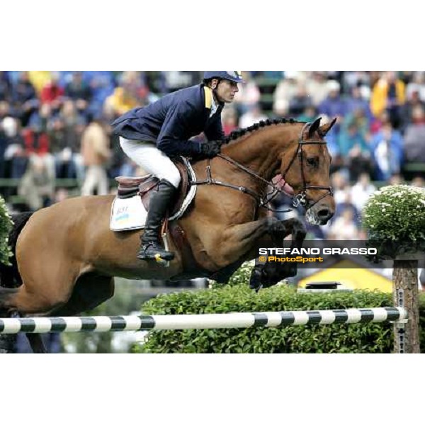 AACHEN - FEI World Equestrian Games - Gregory Wathelet on Loriot 10th in the 1st qualification for the Individual and Team Fei World Championship Aachen, 29th august 2006 ph. Stefano Grasso