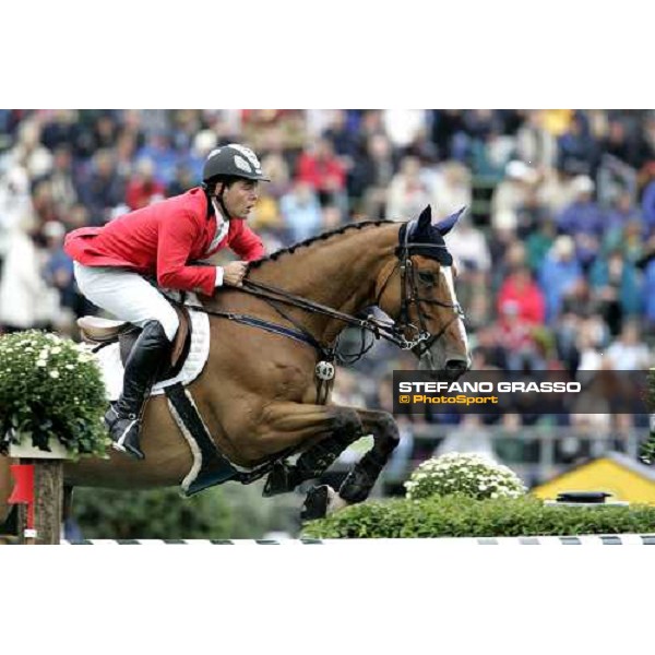 AACHEN - FEI World Equestrian Games - Sergio Alvarez Moya on Le Reve du Nabab, 6th in the 1st qualification for the Individual and Team Fei World Championship Aachen, 29th august 2006 ph. Stefano Grasso