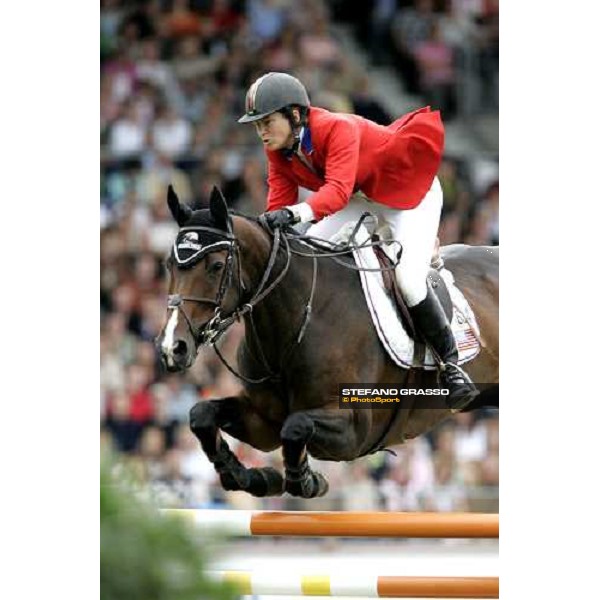 Fei - World Equestrian Championships - Aachen 2006 3rd rating competition for the Individual Fei World Championship Beezie MAdden on Authentic winner Aachen, 2nd september 2006 ph. Stefano Grasso