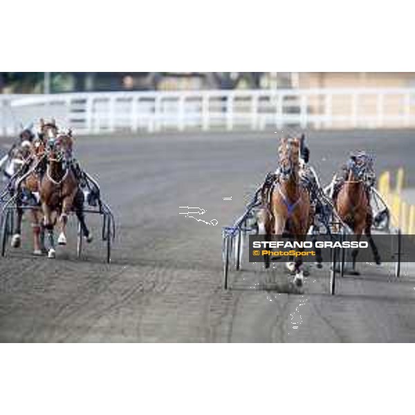 89° Derby Italiano - Heat A - Pietro Gubellini with Unicka wins the race Rome,Capannelle trot racecourse,24th sept.2016 ph.Stefano Grasso