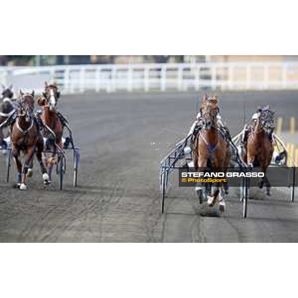 89° Derby Italiano - Heat A - Pietro Gubellini with Unicka wins the race Rome,Capannelle trot racecourse,24th sept.2016 ph.Stefano Grasso