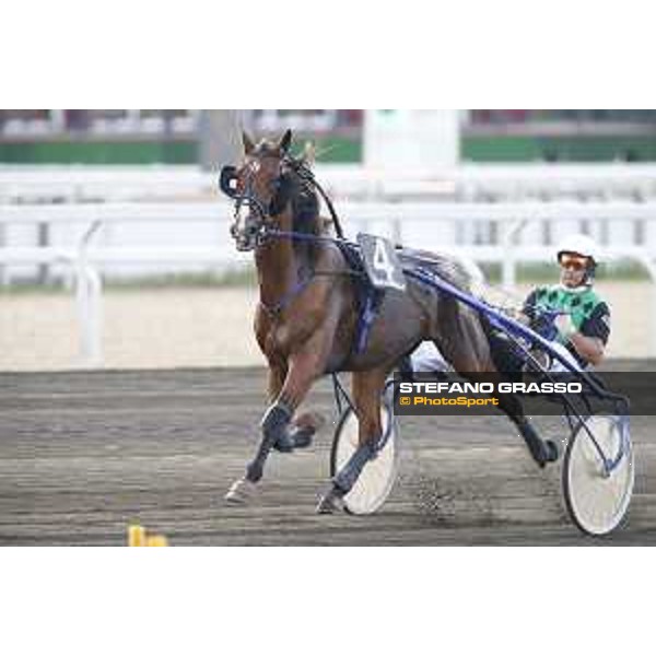 89° Derby Italiano - Heat C - Enrico Bellei with Unicorno SLM Rome,Capannelle trot racecourse,24th sept.2016 ph.Stefano Grasso