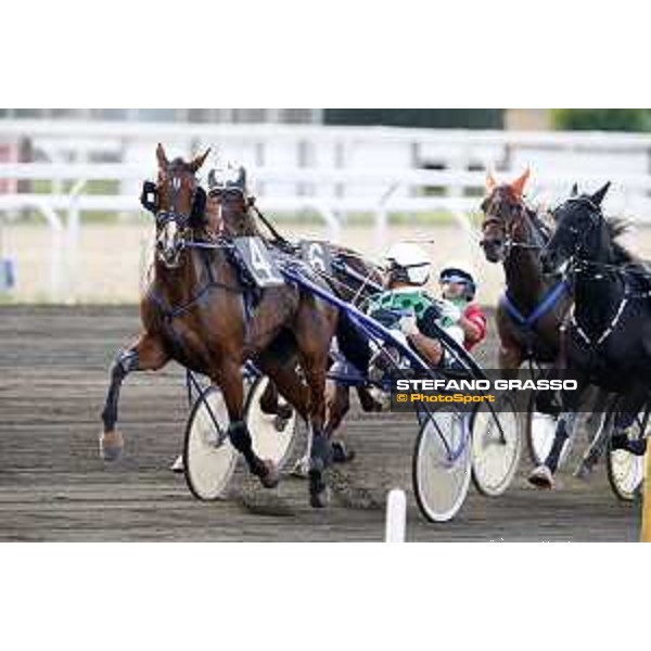 89° Derby Italiano - Heat C - Enrico Bellei with Unicorno SLM wins the race Rome,Capannelle trot racecourse,24th sept.2016 ph.Stefano Grasso