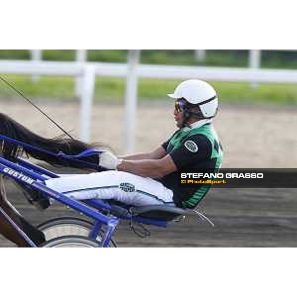 89° Derby Italiano - Heat C - Enrico Bellei with Unicorno SLM wins the race Rome,Capannelle trot racecourse,24th sept.2016 ph.Stefano Grasso