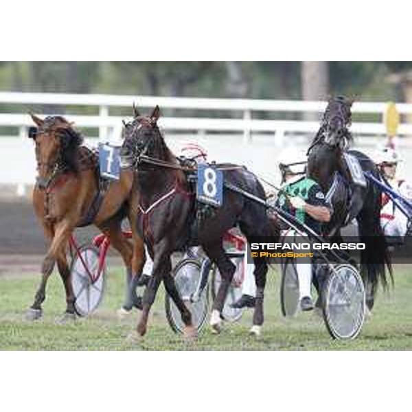 89° Derby Italiano - Premio Ugo Bottoni - Playtime Wise and Paco Rabanne and Pride Wise AS Rome,Capannelle trot racecourse,24th sept.2016 ph.Stefano Grasso