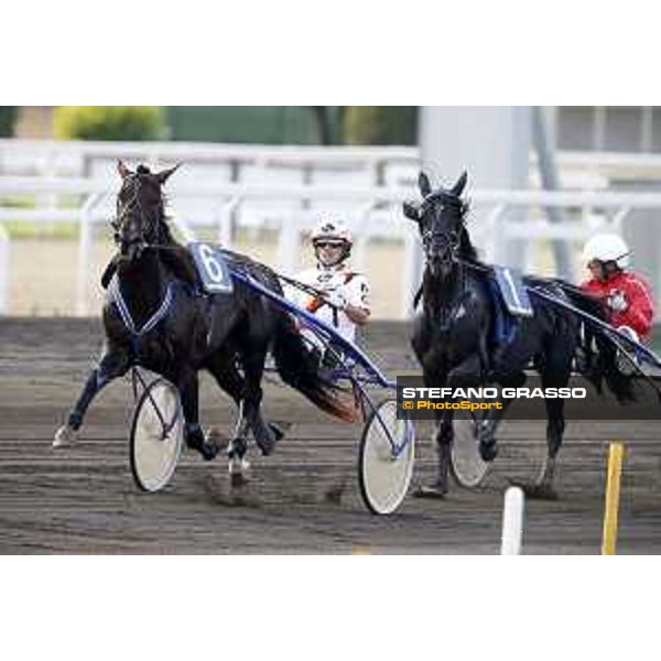 89° Derby Italiano - Premio Ugo Bottoni - Roberto Vecchione and Pride Wise AS wins the race Rome,Capannelle trot racecourse,24th sept.2016 ph.Stefano Grasso