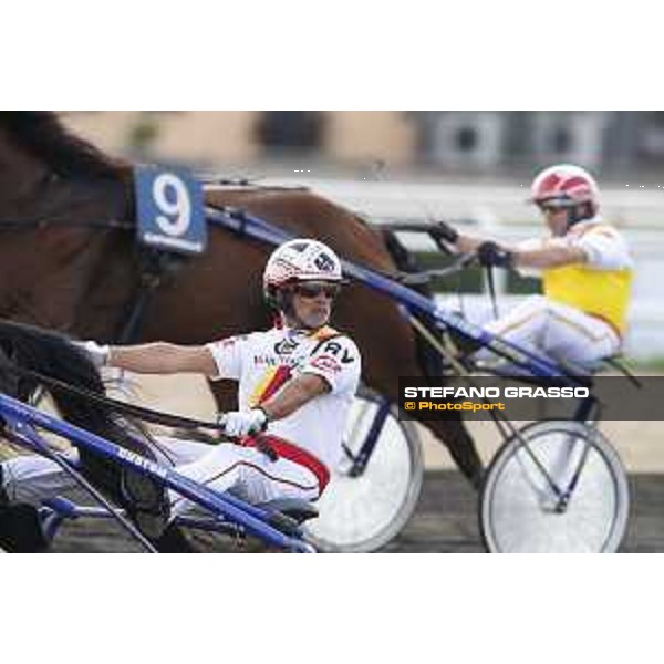 89° Derby Italiano - Premio Ugo Bottoni - Roberto Vecchione and Pride Wise AS wins the race Rome,Capannelle trot racecourse,24th sept.2016 ph.Stefano Grasso