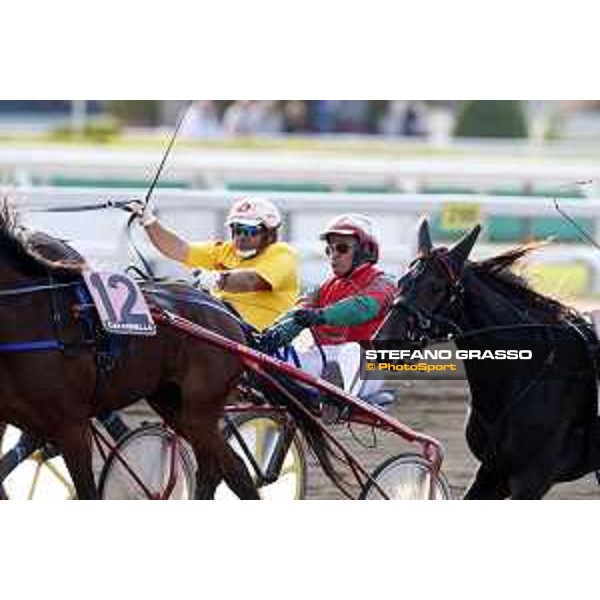 89° Derby Italiano - Oaks del Trotto - Heat C - Mauro Biasuzzi Rome,Capannelle trot racecourse,24th sept.2016 ph.Stefano Grasso