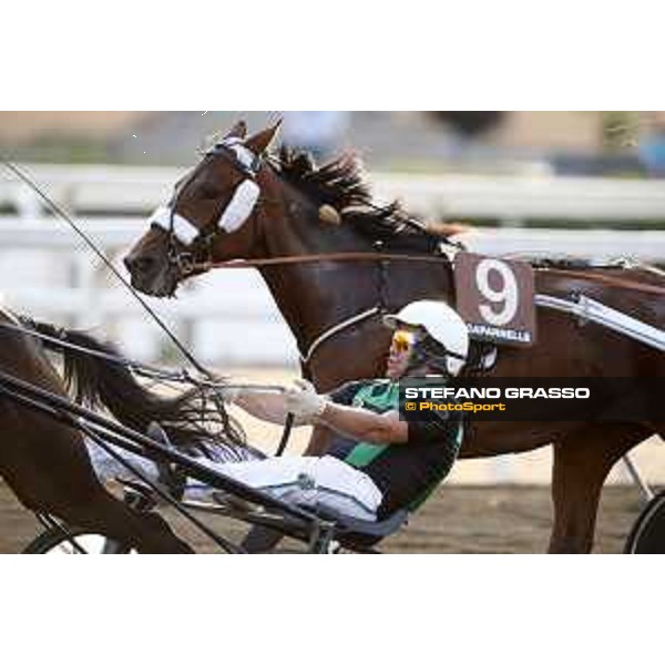 89° Derby Italiano - Oaks del Trotto - Heat A - Enrico Bellei with Unica Donna Rome,Capannelle trot racecourse,24th sept.2016 ph.Stefano Grasso