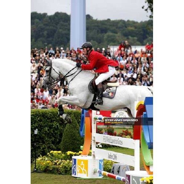 Fei - World Equestrian Games - Aachen 2006 Fei Rolex World Champion Jos Lansink on Cavalor Cumano, gold medal Aachen, 3rd september 2006 ph. Stefano Grasso