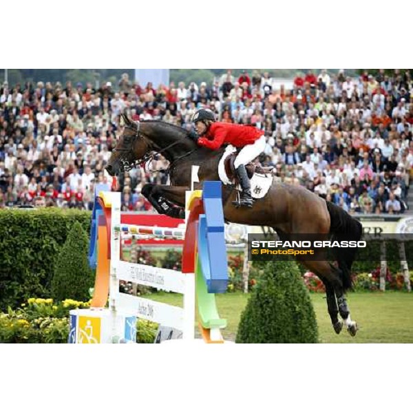 Fei Rolex World Champion - Meredith Michaels-Beerbaum on Shutterfly during jump-off Aachen, 3rd september 2006 ph. Stefano Grasso