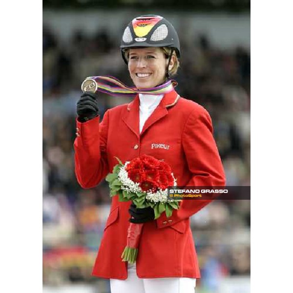 Fei Rolex World Champion from right, Edwina Alexander, Meredith Michaels-Beerbaum, Beezie Madden and Jos Lansink Aachen, 3rd september 2006 ph. Stefano Grasso